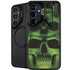 Liquid Blue Green Skulls Galaxy S24 FE Kickstand Case